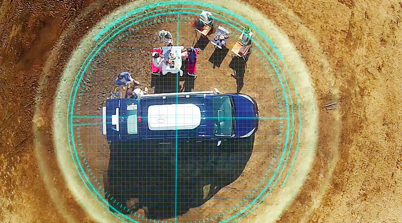 Illustration for article titled Insane Crowd Funded Nissan Car Holds BBQ, Karaoke Machine, And Drone